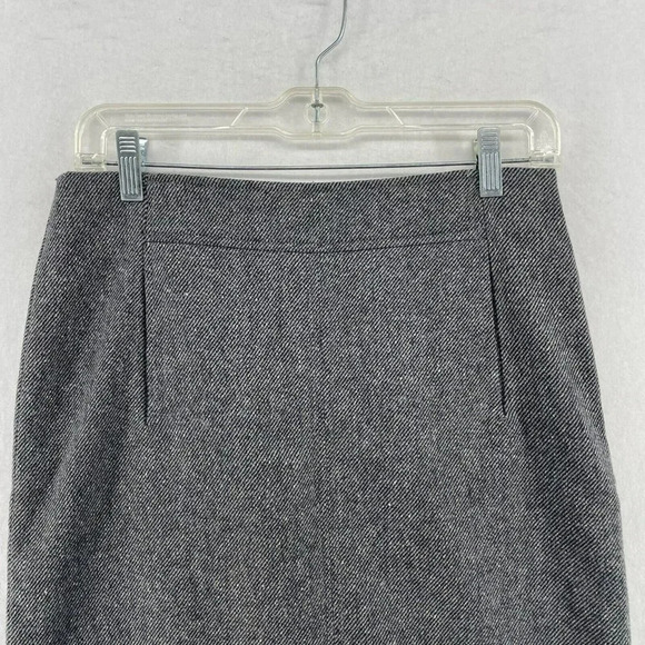 Banana Republic Pencil Mini Skirt Women's Sz 2 Gray Seamless Side Zipper Short - Picture 7 of 10
